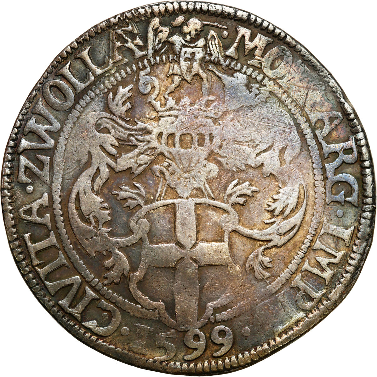 Niderlandy. Zwolle. Rudol II Talar 1599